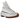 Converse Run Star Hike Hi White Black Gum sneakers i vinkelret visning med hvid lærredsoverdel, sort logo og savtakket gummisål