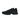 Nike Air Max Plus Triple Black sneakers i frontview, der viser det ikoniske bølgede design, sorte snørebånd og den sorte gummisål.