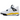 Air Jordan 4 Retro Rare Air - Tour Yellow 2026 sneakers i vinklet visning med gule overdele, svartner detaljer og snørebånd