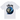 Stussy Born X Raised 8 Ball Tee White sneakers er en hvid t-shirt i en frontvisning med Stussy og Born X Raised grafik på brystet