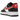 Nike Air Force 1 Low '07 Next Nature Black White University Red sneakers i sideprofil med sort læder og rød swoosh-detalje.