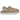 UGG Goldenstar Villa Clog Mustard Seed sneakers i en vinklet profil med ruskindsoverdel og justerbar hælrem