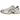ASICS Gel-1130 Cream Cocoa Powder sneakers i en vinklet profil med cremehvid mesh og brune læderdetaljer på en gummisål