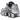 Nike Shox TL Metallic Silver sneakers i vinkelret visning med skinnende sølvfarvet overdel, markante støddæmpere og snørebånd
