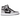 Jordan 1 Retro High Shadow 2.0 sneakers i sideprofil med grå og sorte læderpaneler, hvid mellemsål og sorte snørebånd