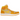 Jordan 1 High Zoom Air CMFT 2 Yellow Ochre sneakers i en vinkel med gule og hvide læderdetaljer samt sorte snørebånd