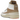 Jordan 2 Retro Craft Sunset Haze sneakers i en sideprofil med lysebrun læderoverdel, snørebånd og detaljeret sål.