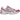 Asics Gel-1130 White Old Rose sneakers i sideprofil med hvid mesh overdel, sølvdetaljer og rosa snørebånd