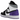 Air Jordan 1 Mid SE Purple sneakers i profil med lilla paneler, hvid overdel, sort swoosh og hvid mellemsål med synlige detaljer