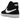 Nike SB Zoom Blazer Mid Black White sneakers i sidoprofil med sort overdel i ruskind, hvid swoosh og klassisk gummisål
