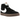 Nike SB Zoom Blazer Mid Black White Dark Gum sneakers set fra siden med sort overdel i ruskind, hvidt swoosh og en klassisk brun gummisål