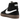 Nike SB Zoom Blazer Mid Black White Dark Gum sneakers set fra siden med sort ruskindsoverdel, hvidt swoosh og klassisk gummisål.