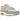 Nike Air Max 1 Summit White University Gold sneakers i sideprofil med hvid mesh-overdel, gyldne detaljer og synlig Air-enhed