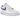 Nike Air Force 1 Low '07 LV8 White Deep Royal Blue sneakers i sideprofil med hvid læderoverdel og blå detaljer