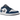 Air Jordan 1 Low True Blue sneakers i en klassisk sideprofil med blå og hvide læderdetaljer samt det ikoniske swoosh-logo