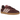 Adidas Samba OG Maroon Sand Strata Pony sneakers i sideprofil med bordeaux overdel i ponyhår, sandfarvede detaljer og klassisk gummisål