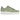 A Bathing Ape Bape Sta Green sneakers i vinkelret visning med grønne og hvide læderdetaljer samt klassisk stjernelogo på siden