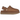 UGG Goldenstar Villa Clog Chestnut sneakers i sideprofil med brun rusindsats, rem og plateau-sål