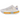 Nike Vomero Premium White Lapis Total Orange sneakers i sideprofil med hvid overdel, blå detaljer og orange snørebånd