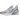 Nike Air Max 270 Pure Platinum Light Smoke Grey Metallic Silver Black sneakers i sideprofil med grå mesh-overdel, sort swoosh og synlig hælenhed.