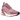 Nike Air Max 270 Elemental Pink sneakers set fra siden med rosa mesh-overdel, stor sort Swoosh og synlig Air-hælenhed