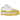 Air Jordan 11 Retro Low Yellow Snakeskin sneakers i profil, med det ikoniske gule slangemønster på skærmen og hvid sål.
