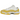 Air Jordan 11 Retro Low Yellow Snakeskin sneakers i sideprofil med gult slangeskindsmønster, hvid overdel og semi-transparent sål