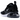 Nike Air Max 270 Black White sneakers set fra siden med sort overdel i mesh, hvid mellemsål og den markante gennemsigtige Max Air-enhed ved hælen.