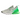 Nike Air Max 270 Light Silver Green Shock sneakers i vinklet profil med sølvgrå overdel, neongrønne detaljer og en stor Air-enhed i hælen