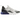 Nike Air Max 270 Persian Violet sneakers set fra siden med hvid overdel, sort swoosh-logo og en stor lilla Air Max-enhed i hælen på en gummisål