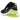 Nike Air Max 270 Light Lemon Twist Black sneakers set fra siden med neon gul mesh-overdel, sort swoosh og en stor synlig Air-hælenhed i sålen