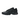 Nike Air Max Plus Triple Black Leather sneakers set fra siden med sort læderoverdel, ikonisk bølget mønster, synlige Air-enheder og sort sål