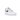 Nike Air Force 1 Low Retro Ivory Snake sneakers set fra siden med hvid læderoverdel og slangemønstret Swoosh-logo og hæl