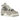 Air Jordan 4 Frozen Moments sneakers i vinklet profil med grå ruskindsoverdel, metalliske detaljer og den ikoniske synlige Air-støddæmpning.