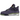 Air Jordan 4 Retro Canyon Purple sneakers i en sideprofil med lilla ruskindsoverdel, sort mellemsål og grønne detaljer ved snørebåndene.