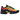 Nike Air Max Plus Black Volt Solar Red sneakers i en flot vinklet profilvisning med sort overdel, markante gule detaljer og den ikoniske bølgede struktur.