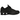 Nike Shox R4 Black sneakers i vinklet profil med sort overdel i syntetisk materiale, ikoniske støddæmpere i hælen og klassisk snørelukning