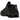 Nike Shox R4 Black sneakers i profil med det karakteristiske stødabsorberende Shox-hælsystem, sort overdel og detaljer i syntetisk materiale.