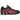 Nike Shox R4 Black Team Red sneakers set fra siden med sort overdel, røde designdetaljer og den karakteristiske stødabsorberende hælsøjle