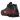 Nike Shox R4 Black Team Red sneakers set fra siden med sort overdel, røde detaljer ved hælen og de ikoniske Shox-støddæmpere i fuld længde.