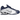 Nike Shox R4 Blue Void sneakers i profil, der viser den dybblå overdel med perforeringer, sølvfarvede detaljer og de karakteristiske Shox-søjler