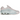 Nike Shox R4 Barely Rose Metallic Platinum sneakers set fra siden med lyserøde detaljer, metallic overdel og ikoniske Shox-støddæmpere i hælen