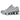 Nike Shox TL Chrome sneakers i en dynamisk vinklet profilvisning med metallisk finish, karakteristisk affjedrende søjler og sort mesh-overdel.