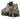 Nike Shox TL Khaki Ironstone Off Noir sneakers i profilvisning med ikonisk Shox-stødabsorbering i fuld længde og lagdelt overdel i mesh og syntetisk materiale