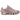 Nike Shox TL Particle Rose sneakers sideprofil i en støvet rosa nuance med karakteristisk mekanisk dæmpning, mesh-detaljer og sort swoosh-logo