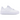 Nike Air Force 1 Sage Low Triple White sneakers set fra siden med chunky hvid sål, læderoverdel og tonale snørebånd i et stilrent design
