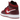 Air Jordan 1 Mid SE Red Quilt sneakers set fra siden med rød vatteret tekstiloverdel, hvide detaljer, rød sål og klassisk snørelukning