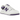New Balance 480 White Prism Purple sneakers i profil med hvid læderoverdel, lilla detaljer ved hælen og en klassisk gummisål