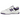 New Balance 480 White Prism Purple sneakers i en sideprofil, der fremviser en hvid læderoverdel, lilla detaljer og klassisk snørelukning.