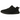 Adidas Yeezy Boost 350 Pirate Black (2023) sneakers i sideprofil med sort Primeknit-overdel, matchende sorte snørebånd og en signaturribbet gummisål